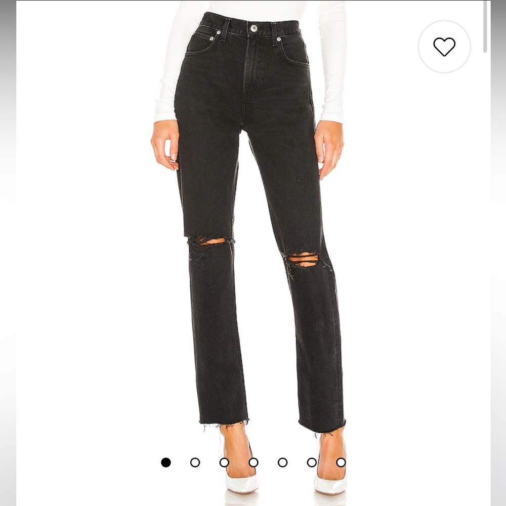 Agolde Cherie High Rise Straight Jean
